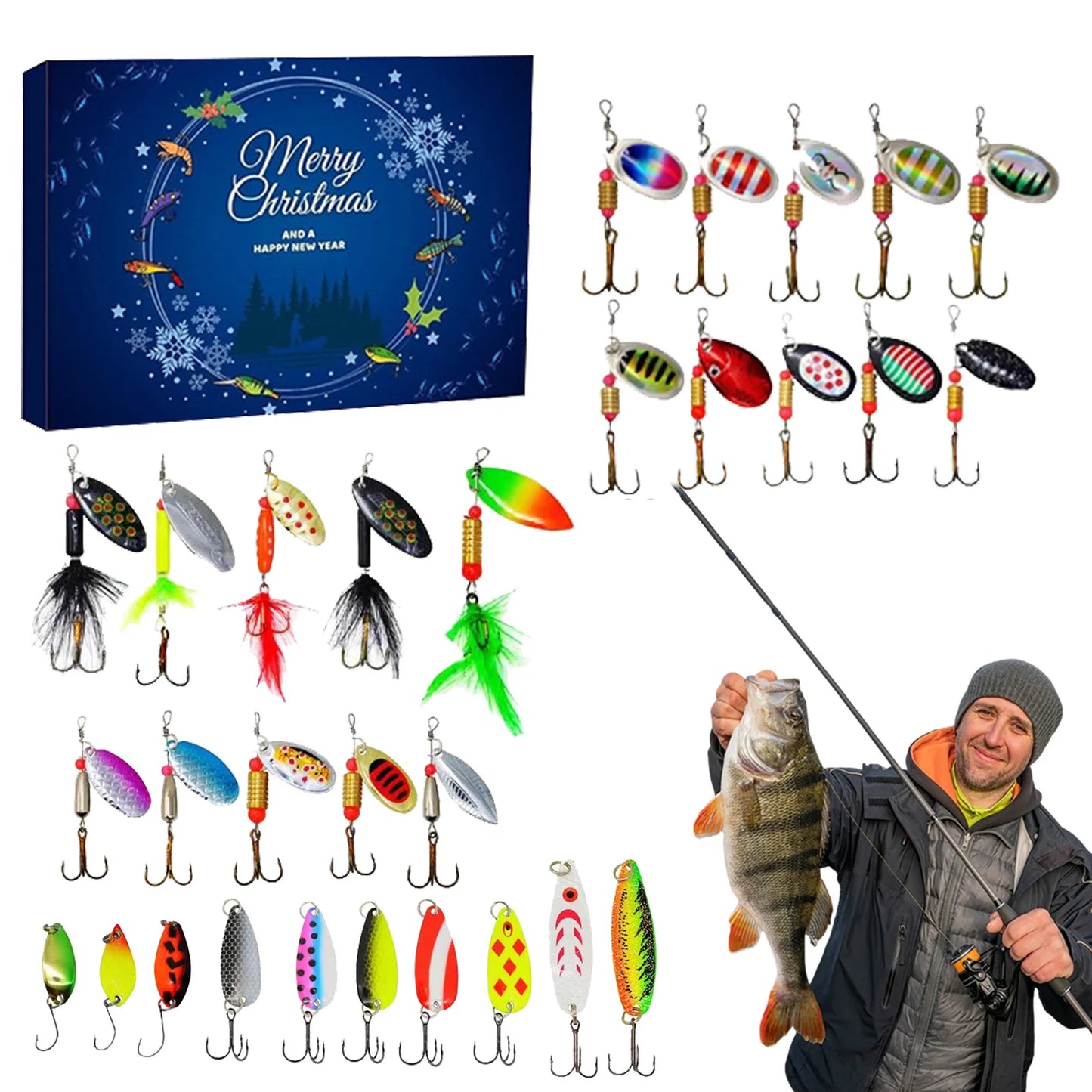 Premium Angelköder Adventskalender