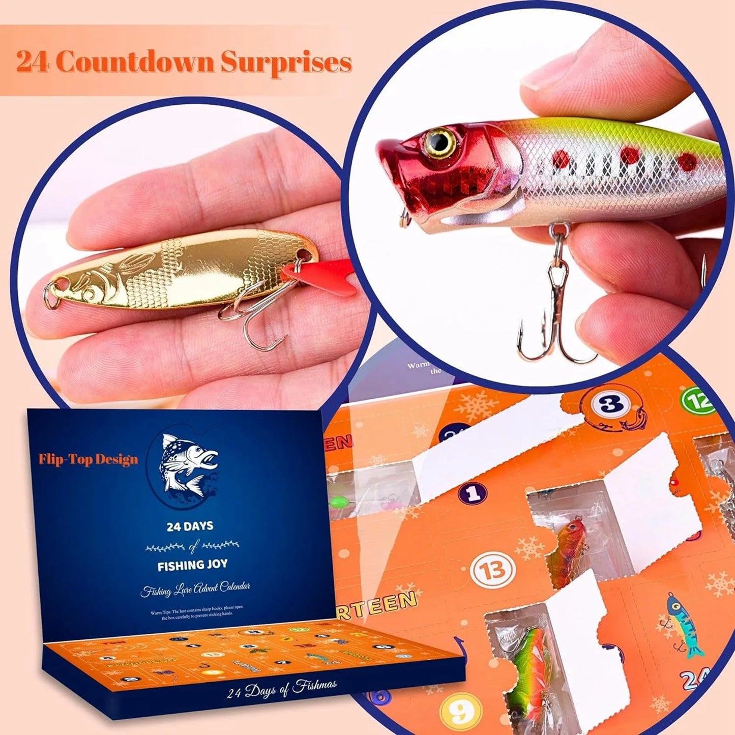 Premium Angelköder Adventskalender